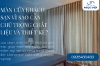 Màn Cửa Khách Sạn Vì Sao Cần Chú Trọng Chất Liệu Và Thiết Kế?