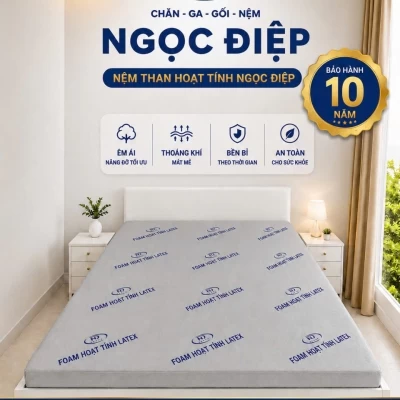 Nệm Foam Than Hoạt Tính Ngọc Điệp
