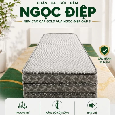 Nệm Gold Vua Ngọc Điệp Gấp 3