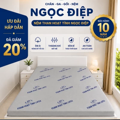 Nệm Foam Than Hoạt Tính Ngọc Diệp